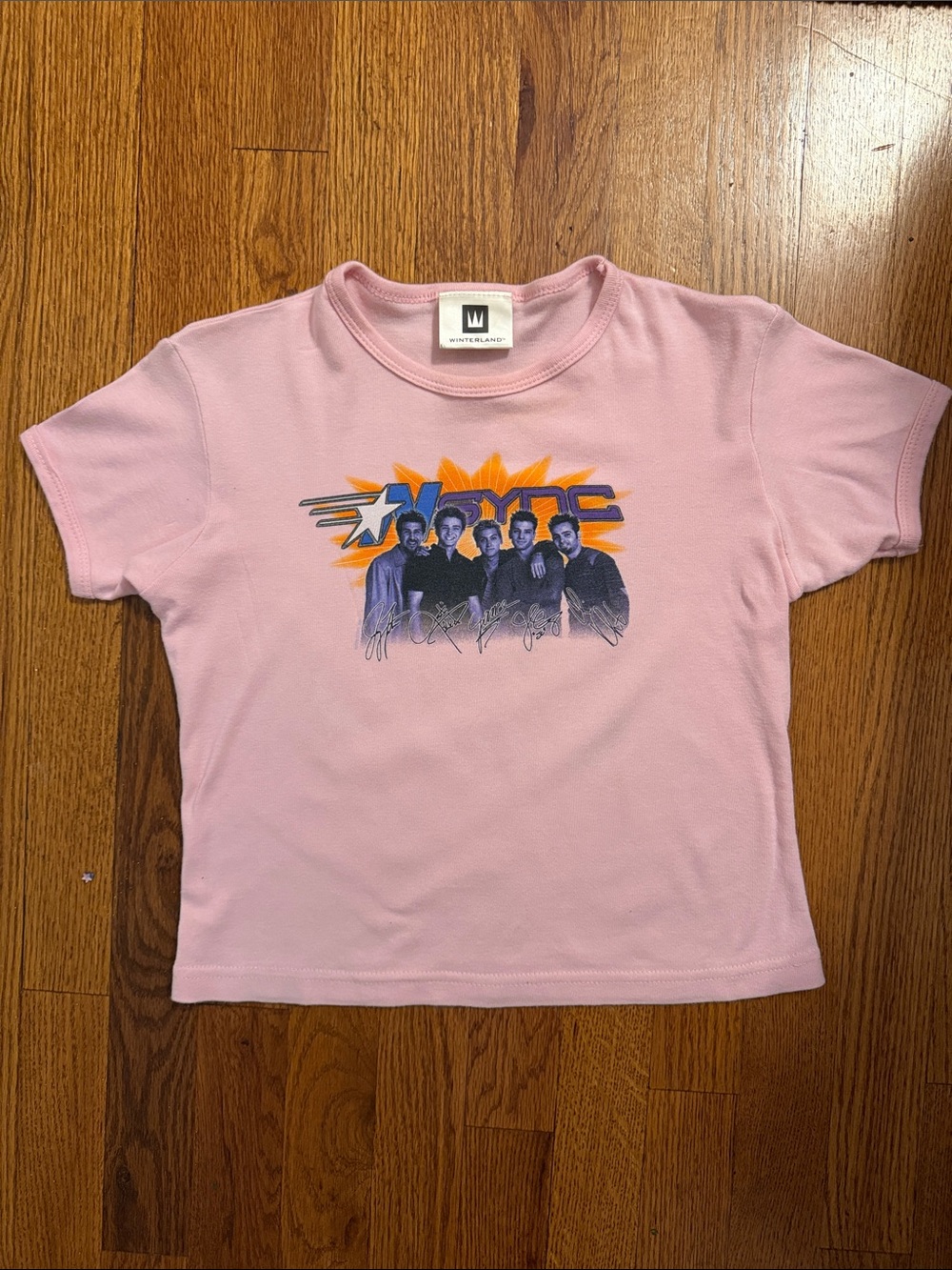 *NSYNC Baby Pink Tee, Y2K Boy Band Shirt, Vintage